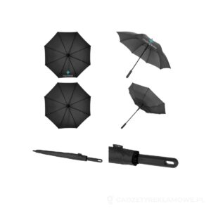 Sztormowy parasol automatyczny Noon 23" - czarny – zdjęcia produktu