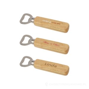 Drewniany otwieracz do butelek Brama - piasek pustyni – zdjęcia produktu