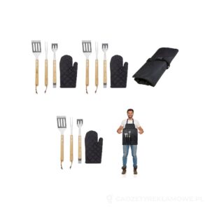 5-częściowy zestaw do grillowania Gril - czarny – zdjęcia produktu