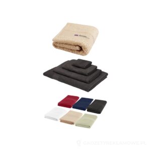 Sophia bawełniany ręcznik kąpielowy o gramaturze 450 g/m² i wymiarach 30 x 50 cm - biały – zdjęcia produktu