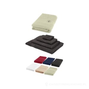 Charlotte bawełniany ręcznik kąpielowy o gramaturze 450 g/m² i wymiarach 50 x 100 cm - szary – zdjęcia produktu