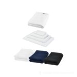 Ellie bawełniany ręcznik kąpielowy o gramaturze 550 g/m² i wymiarach 70 x 140 cm - biały – zdjęcia produktu