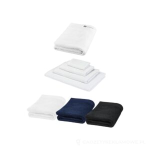Ellie bawełniany ręcznik kąpielowy o gramaturze 550 g/m² i wymiarach 70 x 140 cm - biały – zdjęcia produktu
