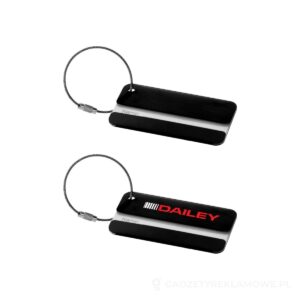 Zawieszka do bagażu Discovery - czarny – zdjęcia produktu
