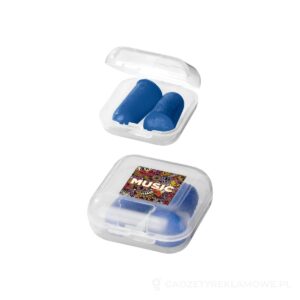 Zatyczki do uszu Serenity w etui - niebieski – zdjęcia produktu