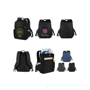 Smukły plecak na laptop 15" - czarny – zdjęcia produktu