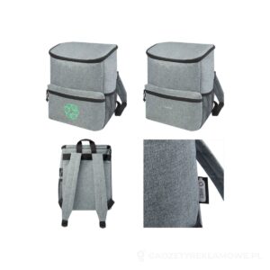 Plecak termoizolacyjny Tundra z plastiku PET z recyklingu - szary – zdjęcia produktu