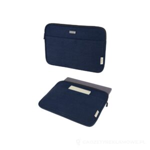 Joey 14-calowe etui na laptopa z płótna z recyklingu z certyfikatem GRS, o pojemności 2 l - niebieski – zdjęcia produktu