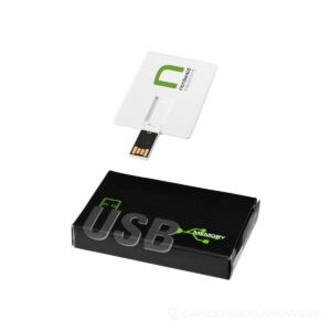 Karta z pamięcią USB Slim 2GB - biały – zdjęcia produktu