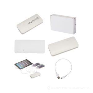 Powerbank 10000 mAh Spare - biały – zdjęcia produktu