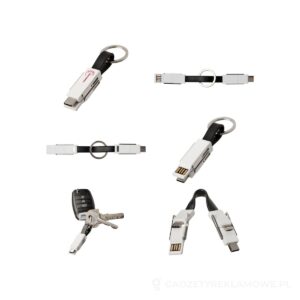 Jeden kabel 4-w-1 One - czarny – zdjęcia produktu