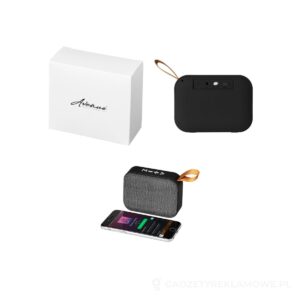 Materiałowy głośnik Bluetooth® Fashion - szary – zdjęcia produktu