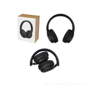 Loop słuchawki Bluetooth® z tworzyw sztucznych pochodzących z recyklingu - czarny – zdjęcia produktu