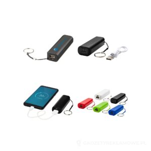 Powerbank 1200 mAh Span - czarny – zdjęcia produktu
