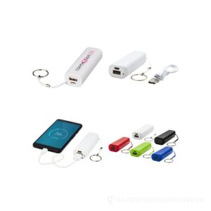 Powerbank 1200 mAh Span - biały – zdjęcia produktu