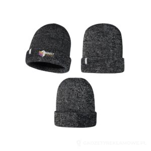 Rigi czapka odblaskowa typu beanie - czarny – zdjęcia produktu