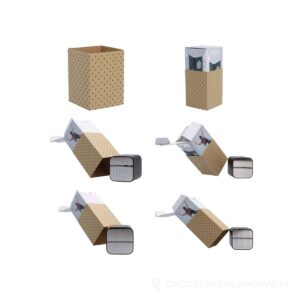CreaSleeve Kraft 140 personalizowany rękaw z papieru kraft - naturalny – zdjęcia produktu