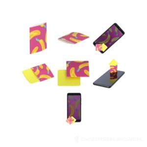CreaSleeve 154 personalizowany papierowy rękaw - biały – zdjęcia produktu