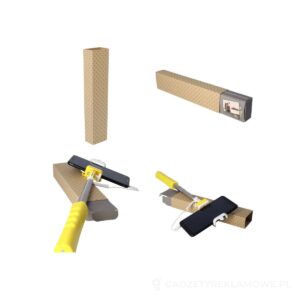 CreaSleeve Kraft 161 personalizowany rękaw z papieru kraft - naturalny – zdjęcia produktu