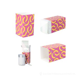 CreaSleeve 179 personalizowany papierowy rękaw - biały – zdjęcia produktu