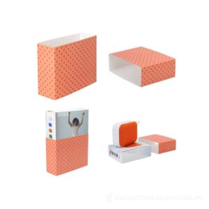 CreaSleeve 232 personalizowany papierowy rękaw - biały – zdjęcia produktu