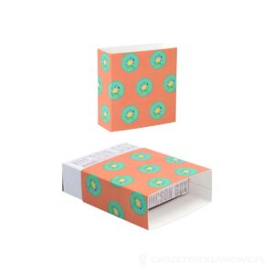 CreaSleeve 254 personalizowany papierowy rękaw - biały – zdjęcia produktu