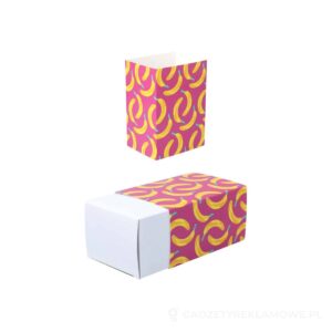 CreaSleeve 277 personalizowany papierowy rękaw - biały – zdjęcia produktu