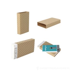 CreaSleeve Kraft 325 personalizowany rękaw z papieru kraft - naturalny – zdjęcia produktu