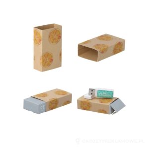 CreaSleeve Kraft 335 personalizowany rękaw z papieru kraft - naturalny – zdjęcia produktu