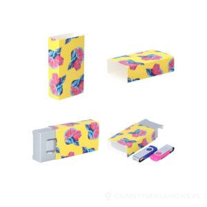CreaSleeve 336 personalizowany papierowy rękaw - biały – zdjęcia produktu