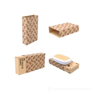 CreaSleeve Kraft 339 personalizowany rękaw z papieru kraft - naturalny – zdjęcia produktu