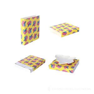 CreaSleeve 354 personalizowany papierowy rękaw - biały – zdjęcia produktu