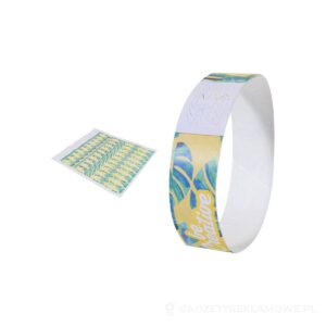 Wristvek Creative personalizowane opaski Tyvek (10 szt.) - biały – zdjęcia produktu
