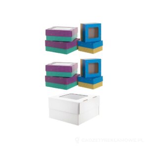 CreaBox Gift Box Window S kartonik/pudełko - biały – zdjęcia produktu