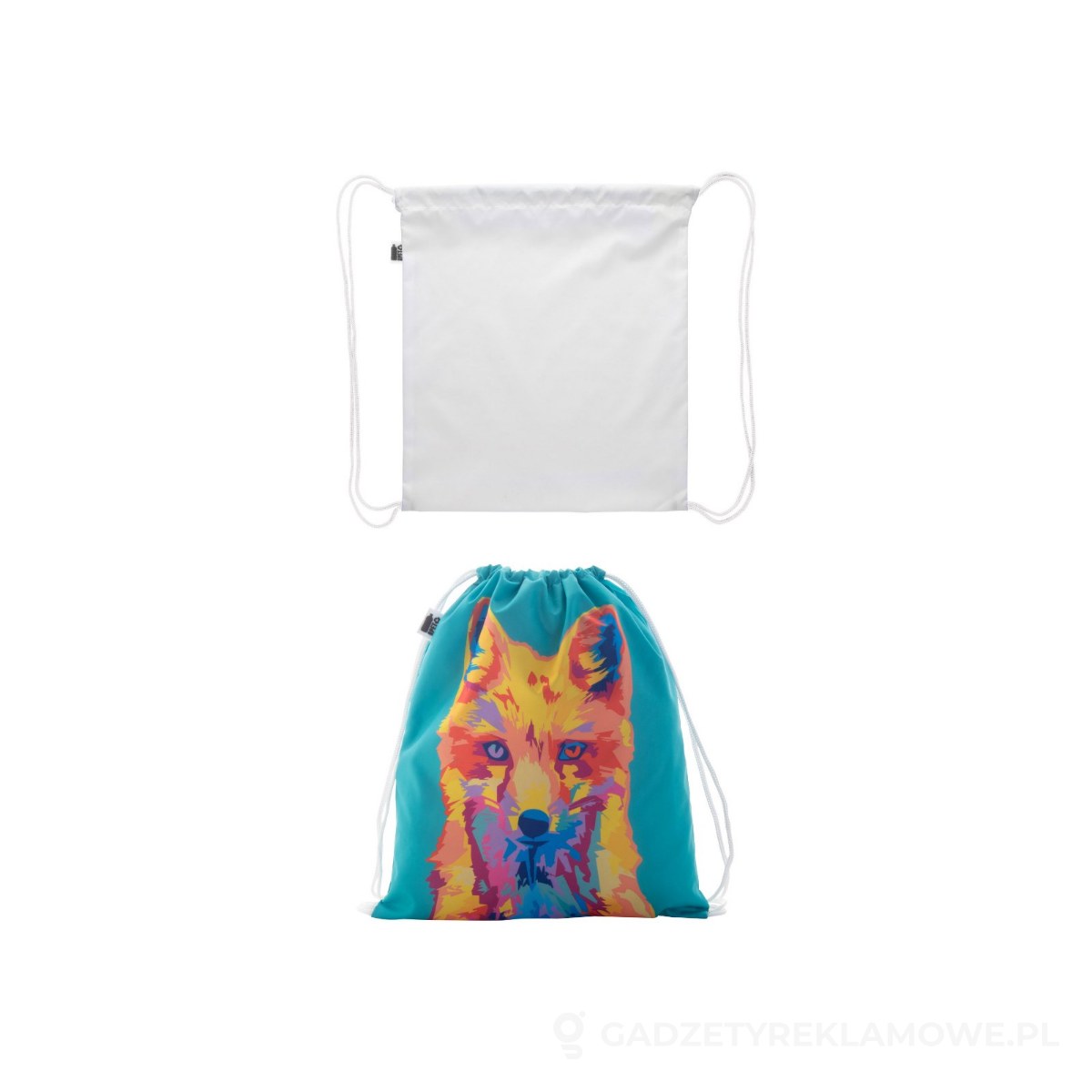 AP716414-01-wariant-watermark CreaDraw Kids RPET personalizowany worek ze sznurkami dla dzieci – zdjęcia produktu