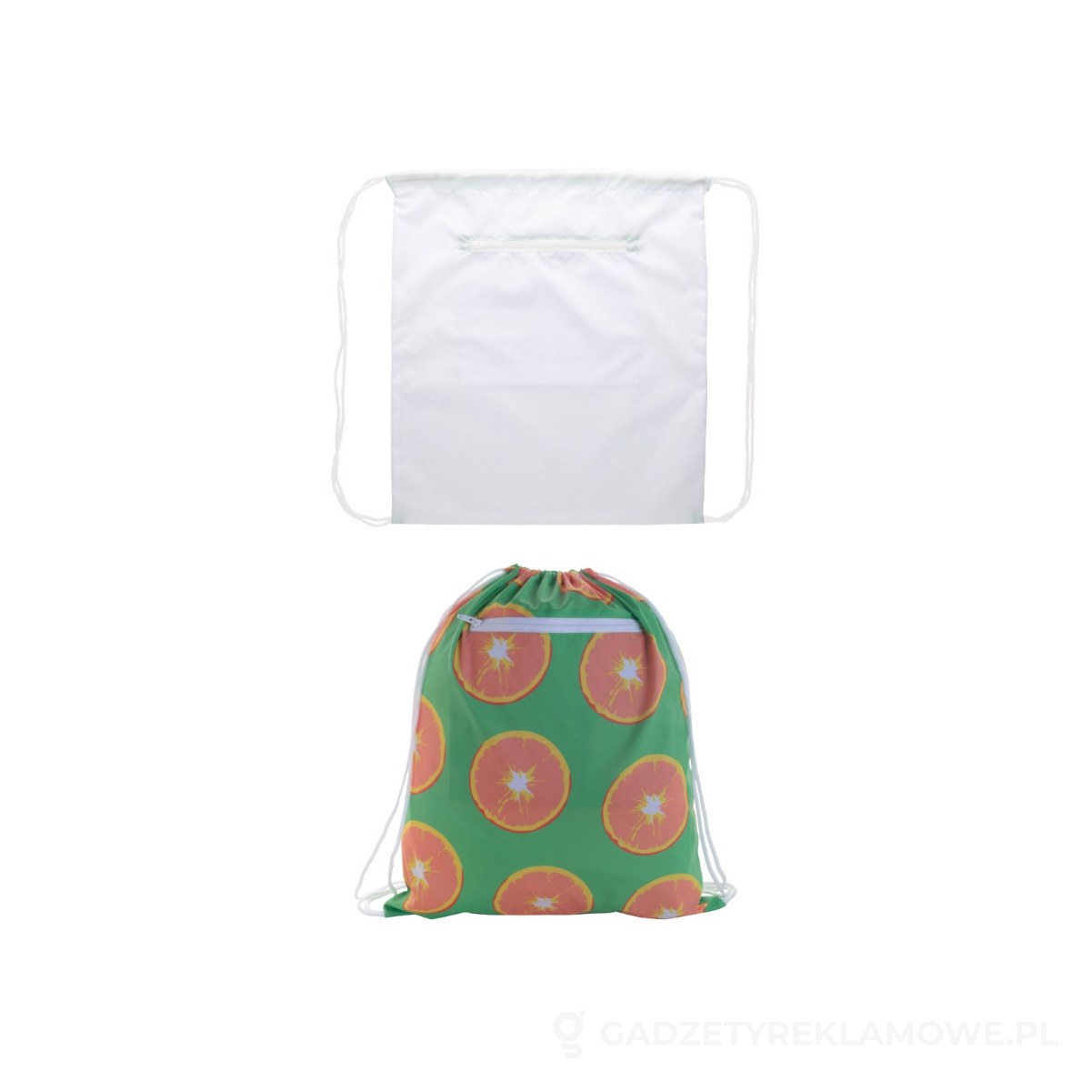 AP716464-01-wariant-watermark CreaDraw RFID personalizowany worek ze sznurkami - biały – zdjęcia produktu