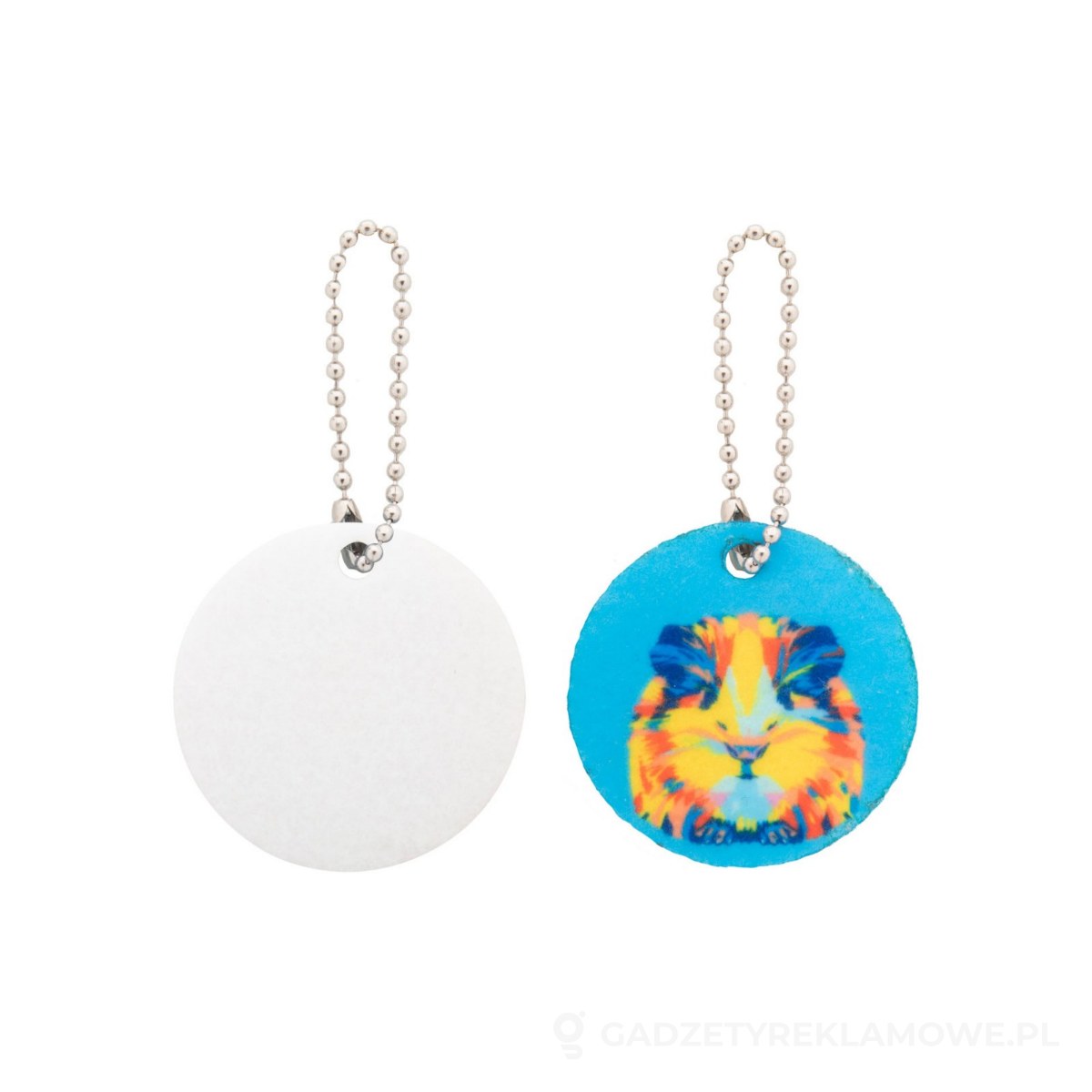 AP716530-A-wariant-watermark Felty Personalizowany brelok - biały – zdjęcia produktu