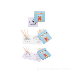 Coloxil 12 personalizowany zestaw do kolorowania / zwierzęta - biały – zdjęcia produktu