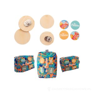 WooBadge plakietka magnetyczna - naturalny – zdjęcia produktu