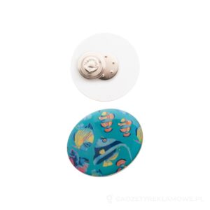 DomeBadge plakietka magnetyczna - biały – zdjęcia produktu