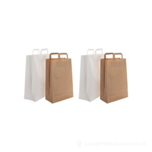 Market papierowa torba - brazowy – zdjęcia produktu