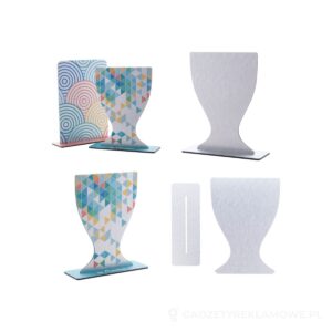 Alobor display - srebrny – zdjęcia produktu