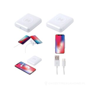 Repte słuchawki power bank - biały – zdjęcia produktu