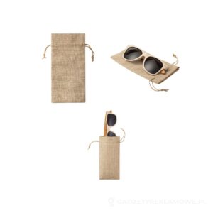 Ornix etui na okulary - beżowy – zdjęcia produktu