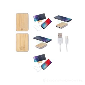 Gorix power bank - beżowy – zdjęcia produktu