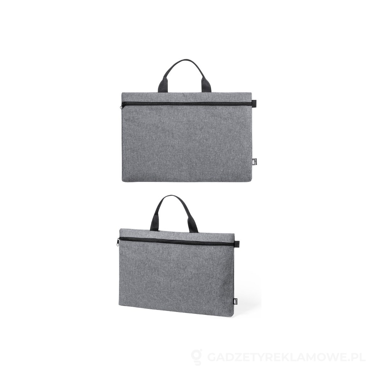 AP722007-77-wariant-watermark Slidox torba na dokumenty RPET - szary – zdjęcia produktu