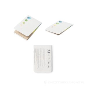 Sementi karteczki samoprzylepne z papieru nasiennego - naturalny – zdjęcia produktu