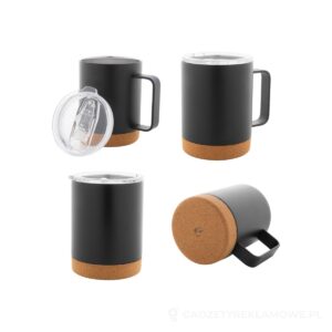 Corgox kubek termiczny - czarny – zdjęcia produktu