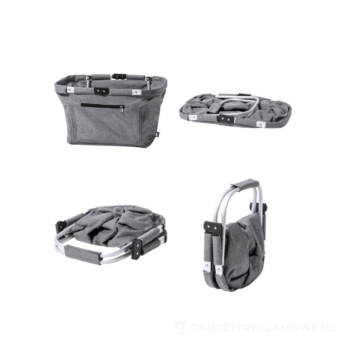 AP722852-77-wariant-watermark Scampa Kosz piknikowy RPET - szary – zdjęcia produktu