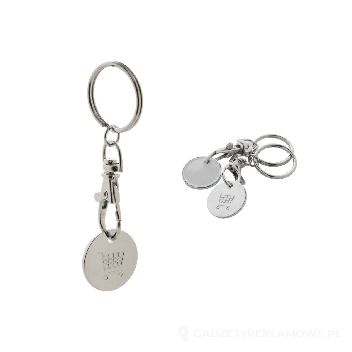 AP731809-01-wariant-watermark Eurocoin brelok - biały – zdjęcia produktu